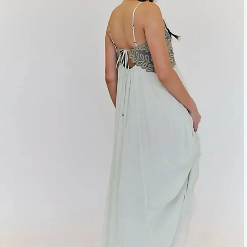 Free People Viral Emery Embroidered Maxi Dress - Picture 3 of 10